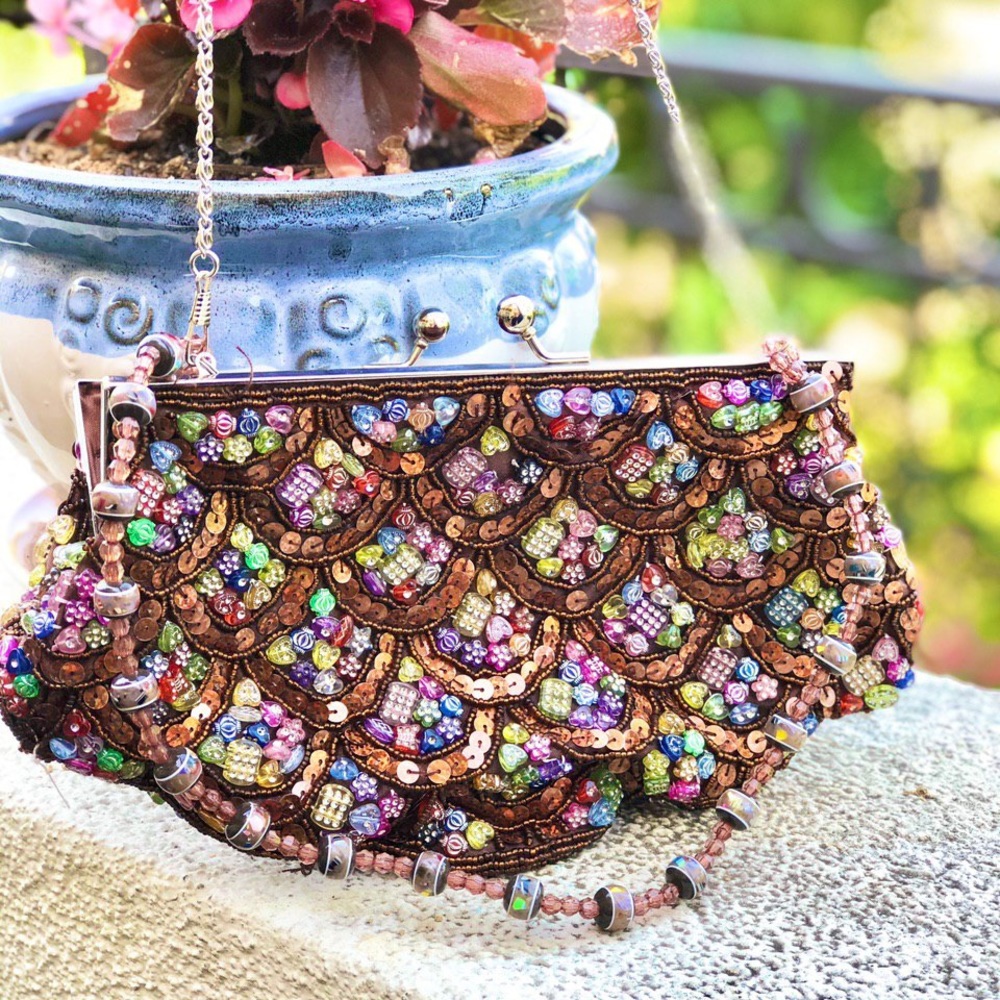 Hand made clutch